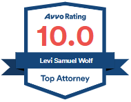 Avvo Rating 10.0 | Levi Samuel wolf | Top Attorney