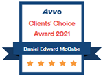 Avvo Clients' Choice Award 2021 | Daniel Edward McCabe | 5 Stars