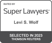 Rated by Super Lawyers | Levi S. Wolf | Selected in 2023 | Thomson Reuters
